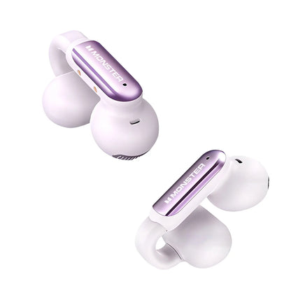Open Ear Clip On Wireless Earbuds with ENC Mic 40H Playtime Bluetooth 5.4 for Running Workout & Daily Use