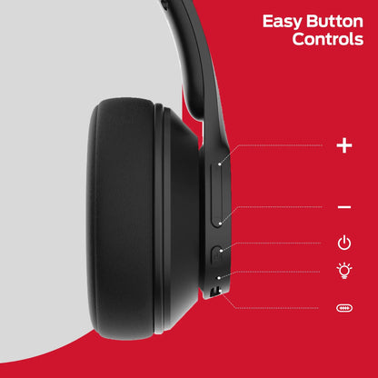 40H Wireless Over Ear Headphones with Deep Bass Sound & ENC Clear Calls
