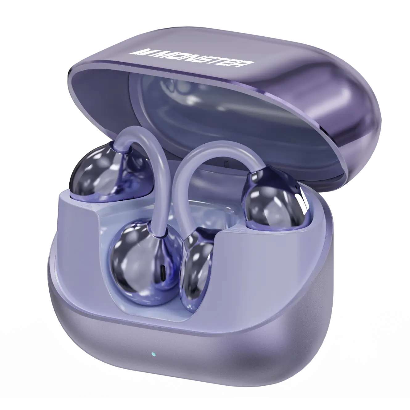 Open Ear Clip On Wireless Earbuds with Bluetooth 6.0 ENC Calls & 100H Playtime