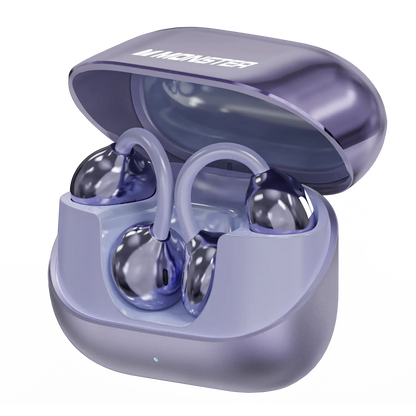 Open Ear Clip On Wireless Earbuds with Bluetooth 6.0 ENC Calls & 100H Playtime